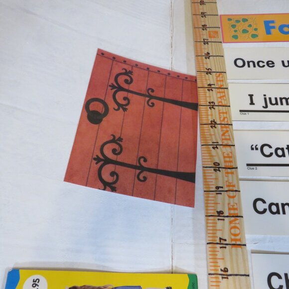 Fairy Tales POCKET CHART complete set LAMINATED Scholastic - Picture 5 of 14